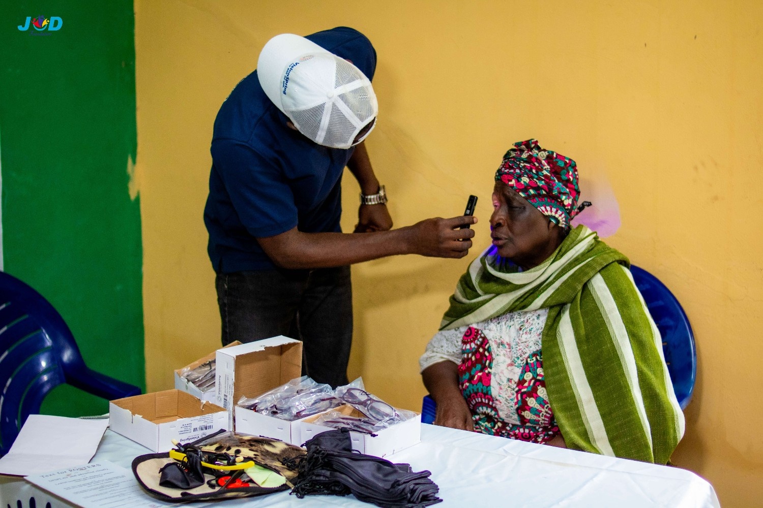 Group of students studying outdoors